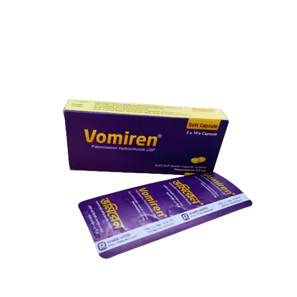 Vomiren 0.5 mg Capsule-10's strip