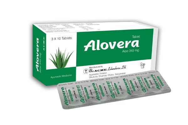 Alovera 345 mg Tablet-10's strip