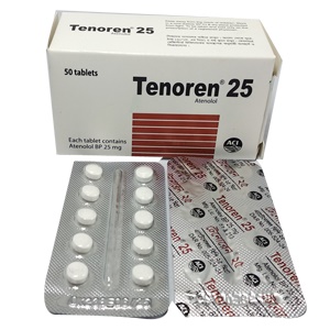 Tenoren 25 mg Tablet-10's Strip