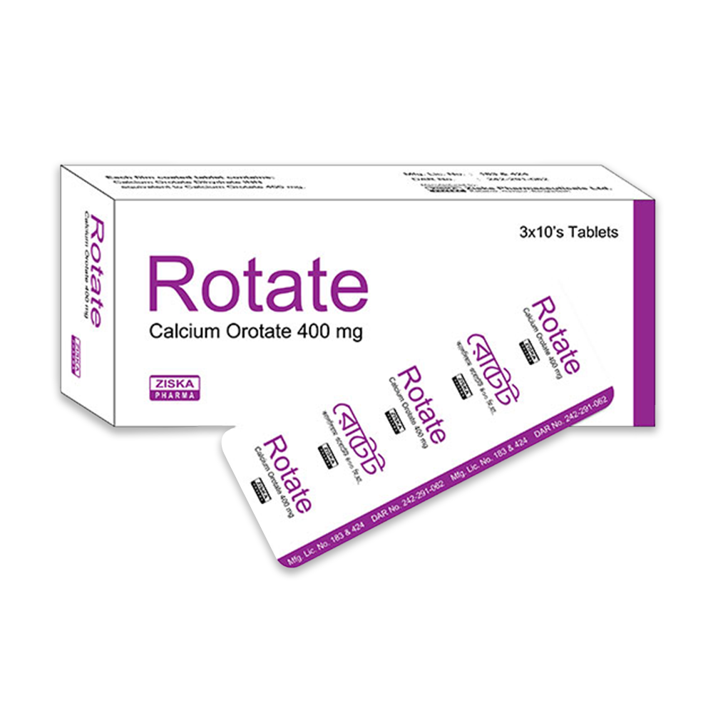 Rotate 400 mg Tablet-10's Pack