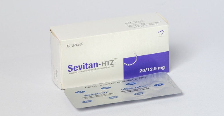 Sevitan- HTZ 20/12.5 mg-7's strip