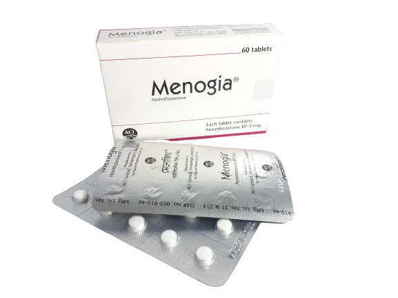 Menogia 5 mg Tablet-15's strip