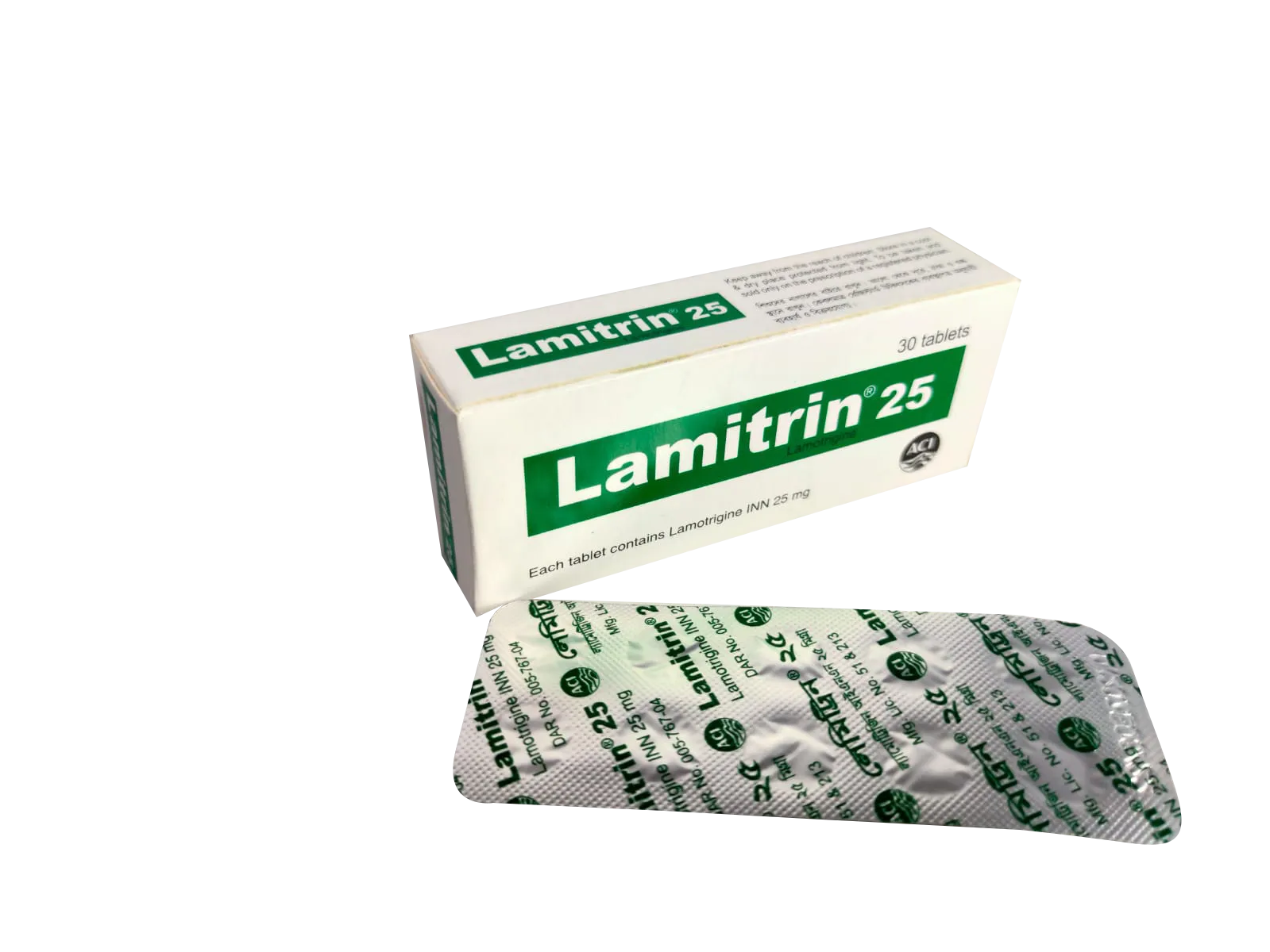 Lamitrin 25 mg Tablet-10's strip