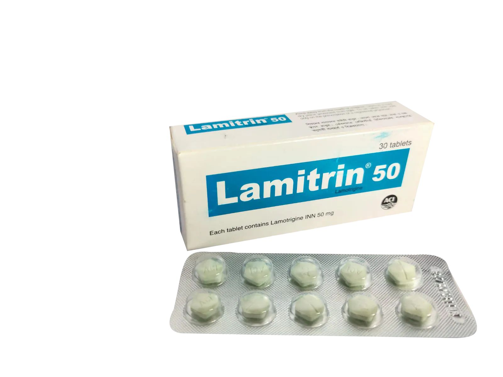 Lamitrin 50 mg Tablet-10's strip