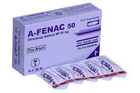 A Fenac 50 mg Suppository-10's Pack