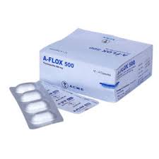 A-Flox 500 mg Capsule-4's Strip