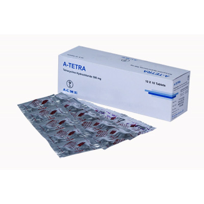 A-Tetra 500 mg Tablet-10's strip