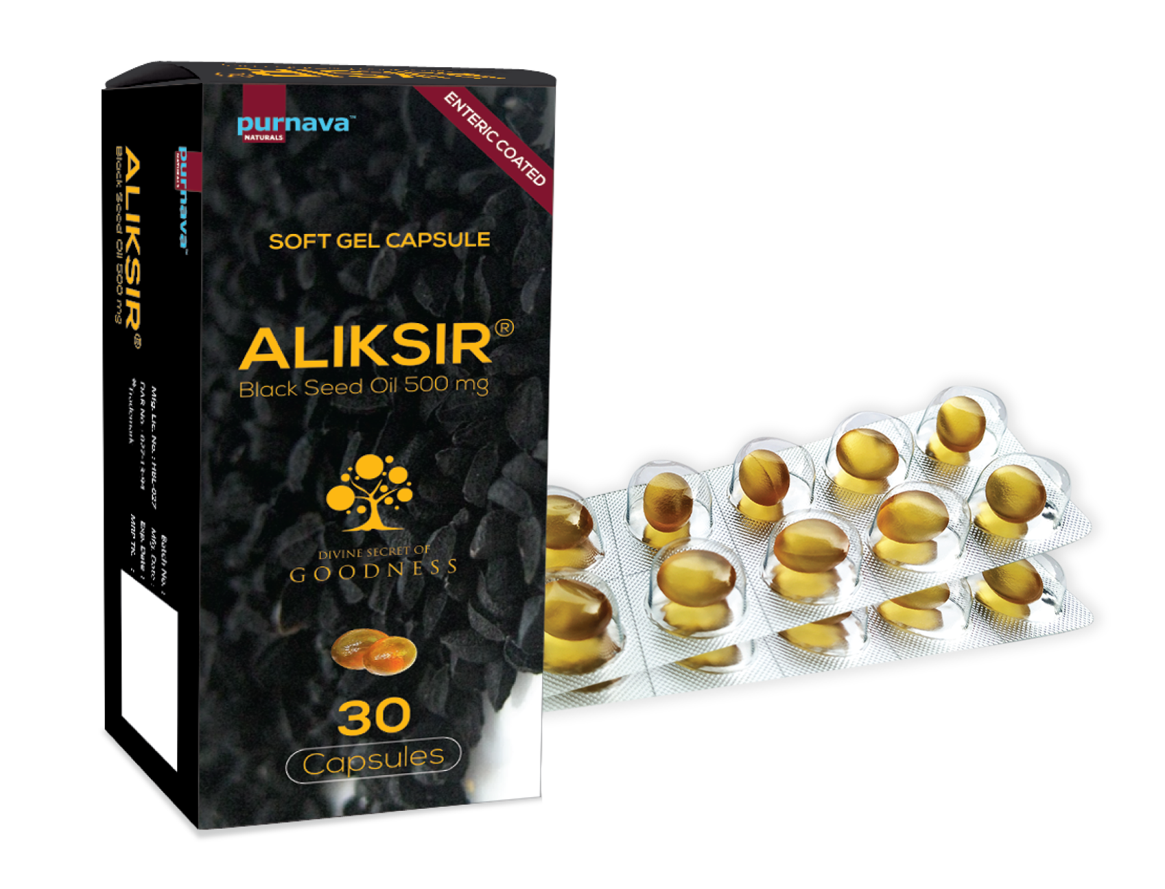 Aliksir 500 mg Capsule-10's Strip