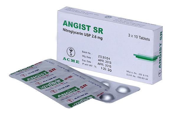 Angist SR 2.6 mg Tablet -10's Strip