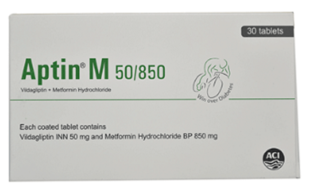 Aptin M 850 mg Tablet-10's strip