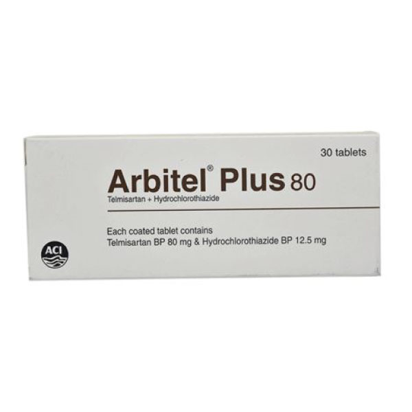 Arbitel Plus 80 mg Tablet-10's Strip