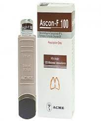 Ascon-F Inhaler(100mcg+6 mcg)/Puff-200 Metered Doses