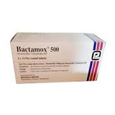 Bactamox 500 mg Tablet-10's Strip