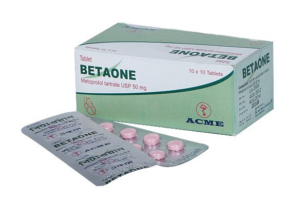 Betaone 50 mg Tablet-10's Strip