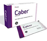 Caber 0.5 mg-6's pack