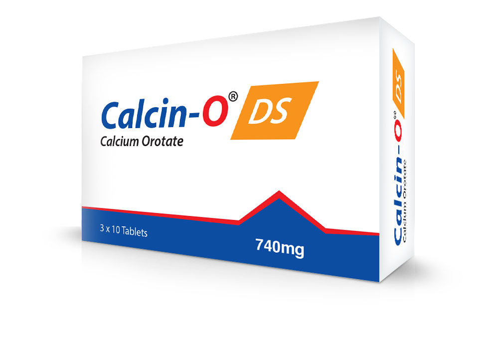 Calcin-O DS 740 mg Tablet-10's Strip