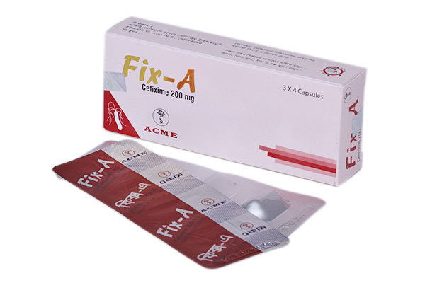 Fix-A 200 mg Capsule-7's strip