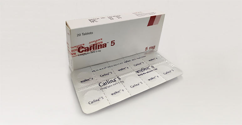 Carlina 5 mg Tablet-10's Strip