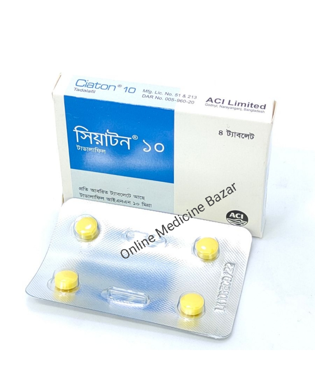 Ciaton 10 mg Tablet-4's pack