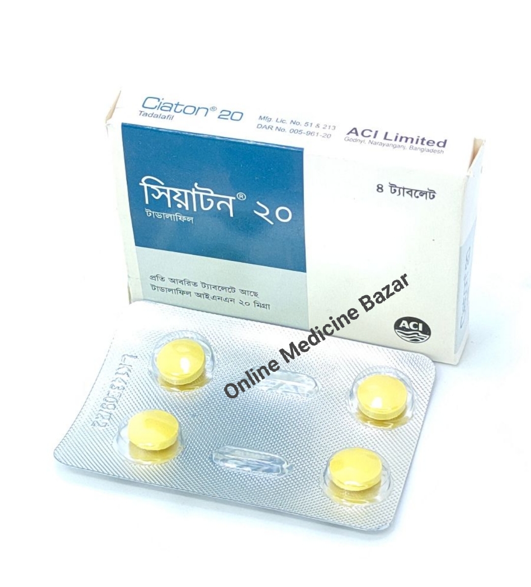 Ciaton 20 mg Tablet-4's pack