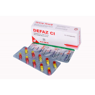 Defaz CI capsule-10's strip