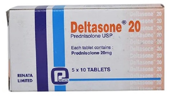 Deltasone 20 mg Tablet-10 pcs