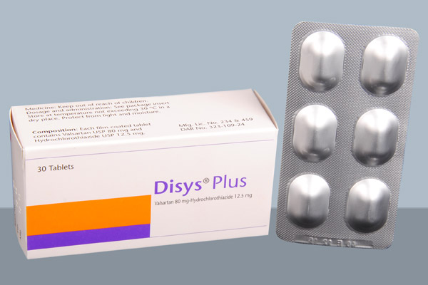 Disys Plus 80 Mg +12.5 Mg Tablet-6's Strip