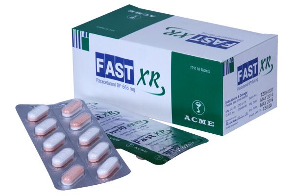 Fast XR 665 mg Tablet-10's strip