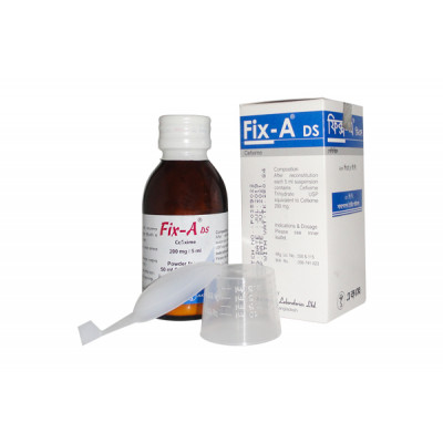 Fix-A DS (200 mg/5 ml)-Powder For Suspension =50 ml Bottle