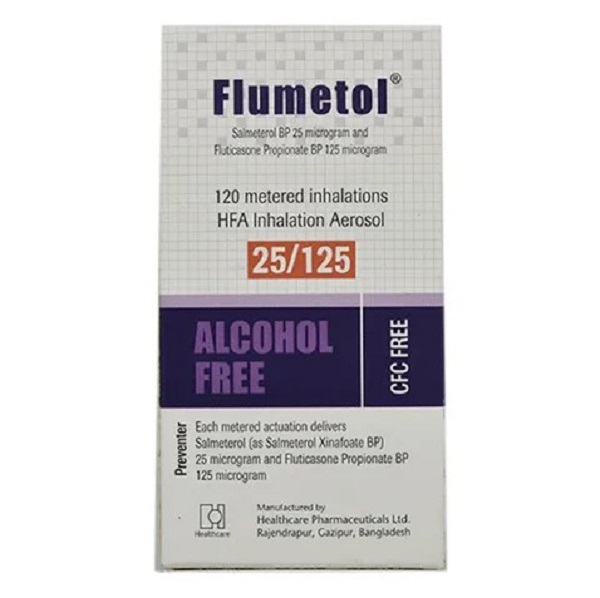 Flumetol 25/125 Inhaler-120 metered doses