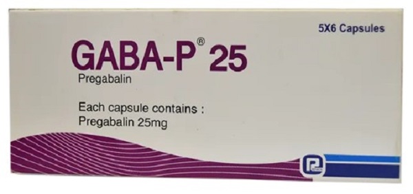 Gaba-P 25 mg Capsule-6's strip