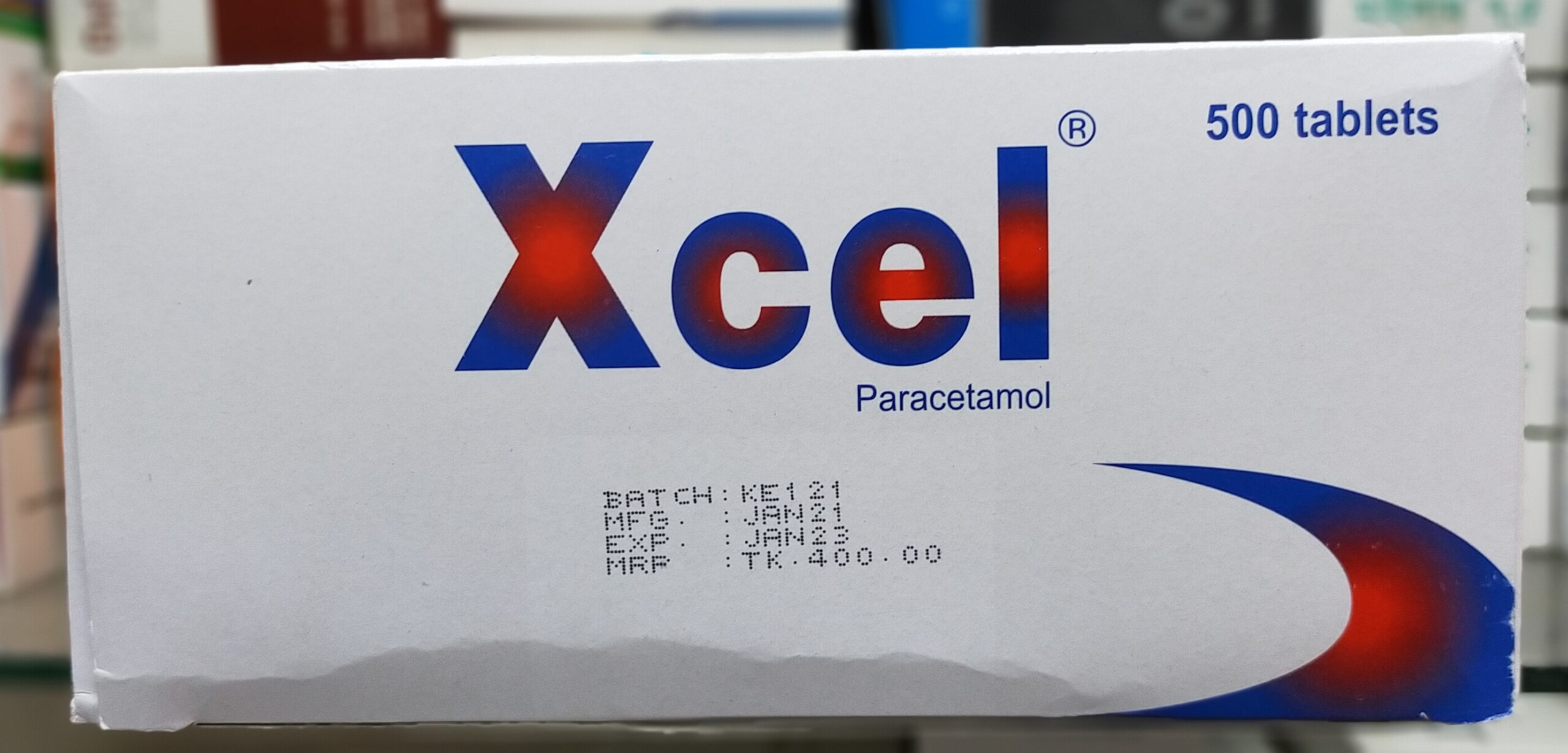 Xcel 500 mg Tablet-10's Strip