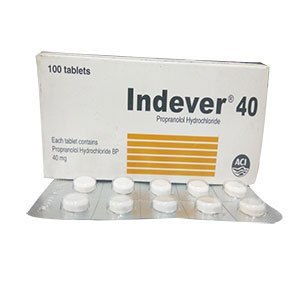 Indever 40 mg Tablet-10's strip