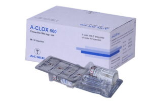 A-Clox 500 mg/vial injection-5's Pack