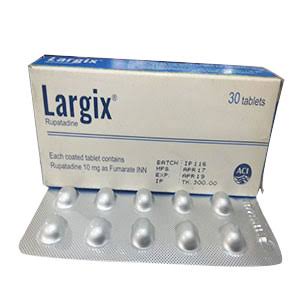 Largix 10 mg Tablet-10's strip