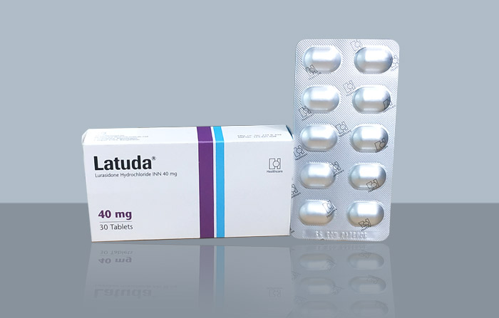 Latuda 40 mg Tablet-30's pack