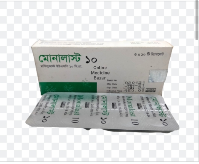 Monalast 10 mg Tablet-10?s Strip