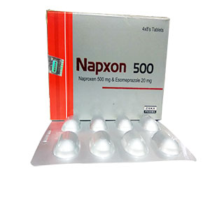 Napxon 500 mg Tablet-8's strip