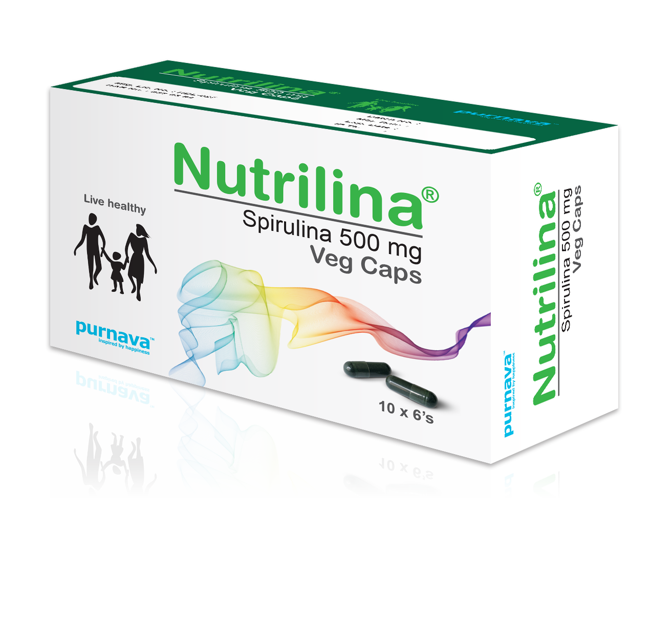 Nutrilina 500 mg Capsule-6's Strip