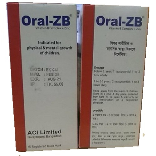 Oral ZB Syrup-100 ml