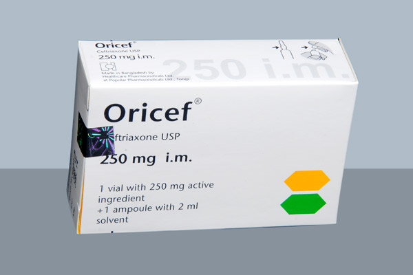 Oricef 250 mg/vial IM Injection