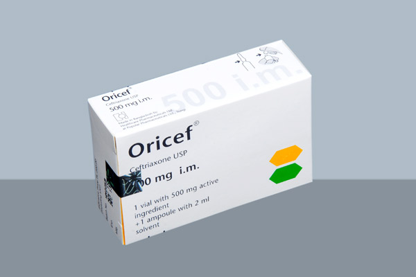 Oricef 500 mg/vial IM Injection