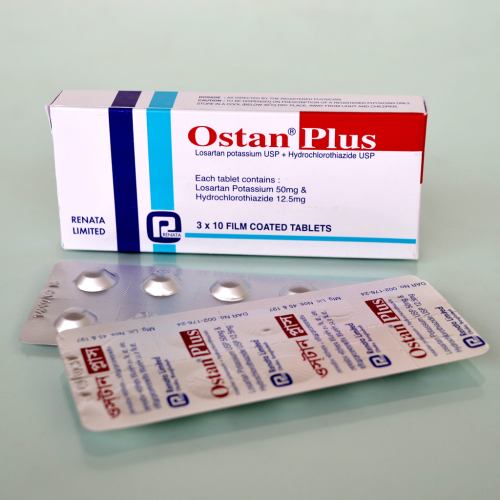 Ostan Plus 50 mg Tablet-10's strip