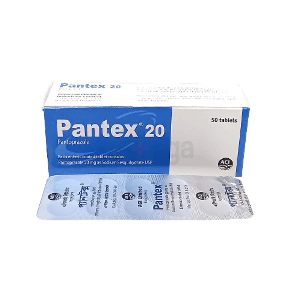 Pantex 20 mg Tablet-10's strip