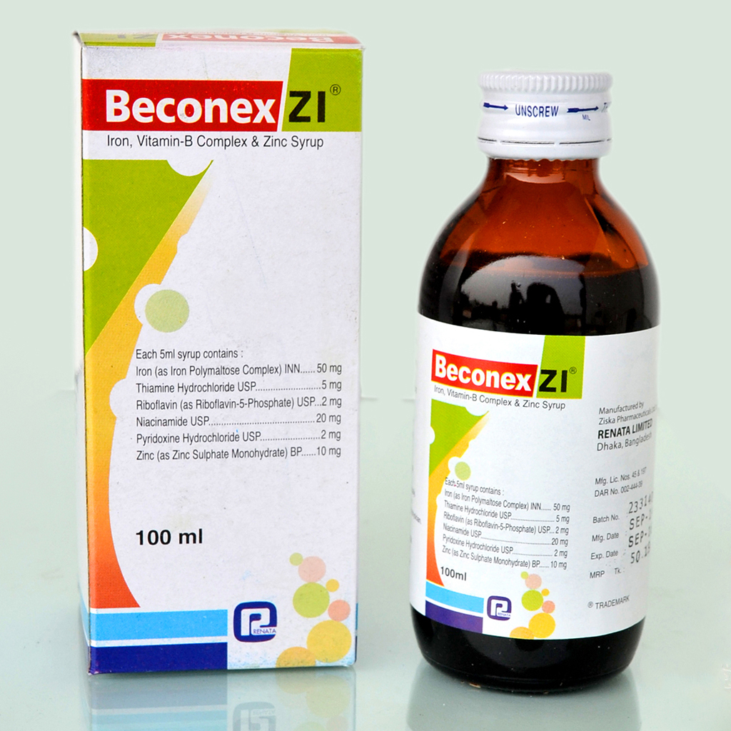 Beconex ZI Syrup-100 ml