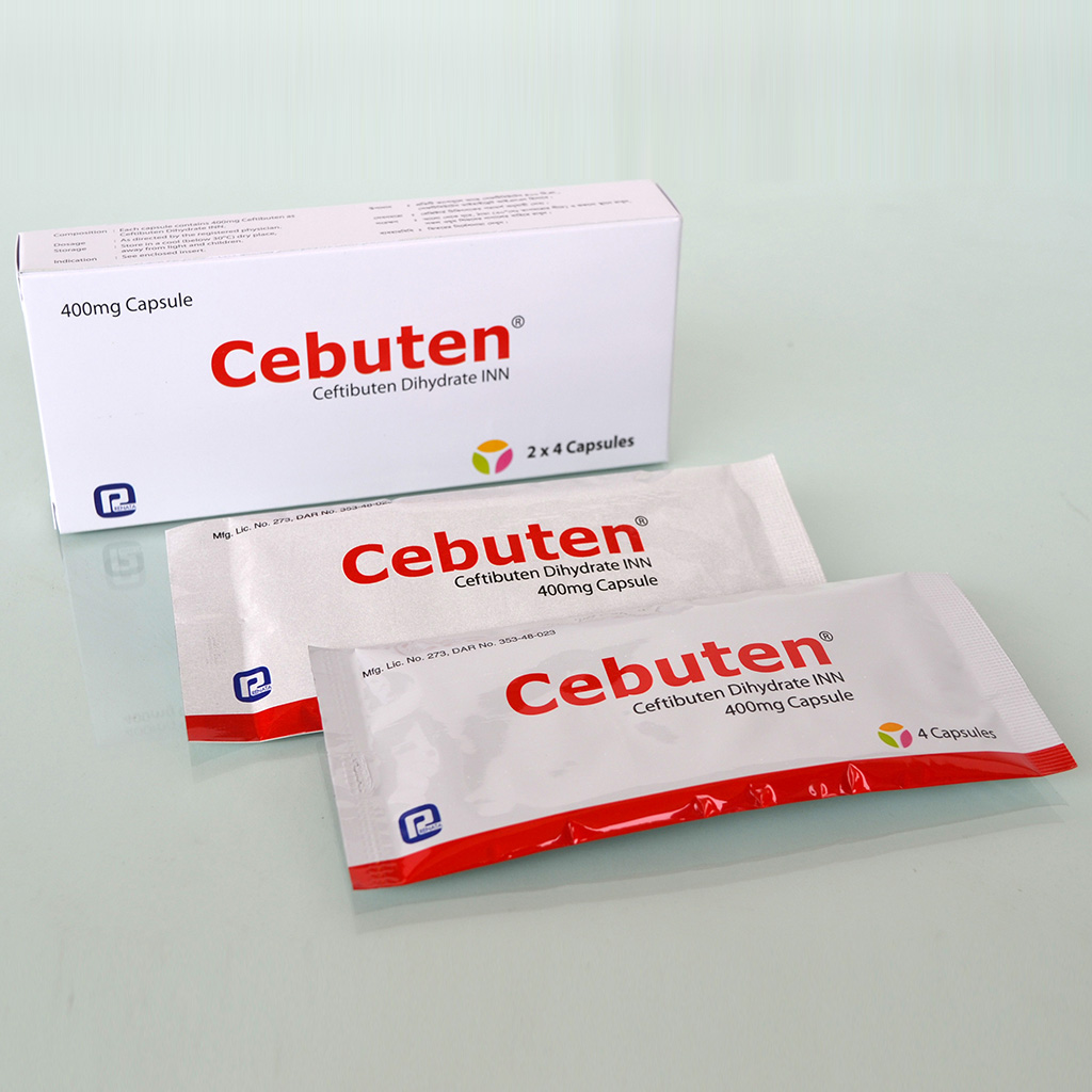 Cebuten 400 mg capsule-7's Strip