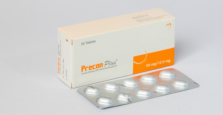Precon-Plus 50 mg /12.5 mg Tablet-10's strip