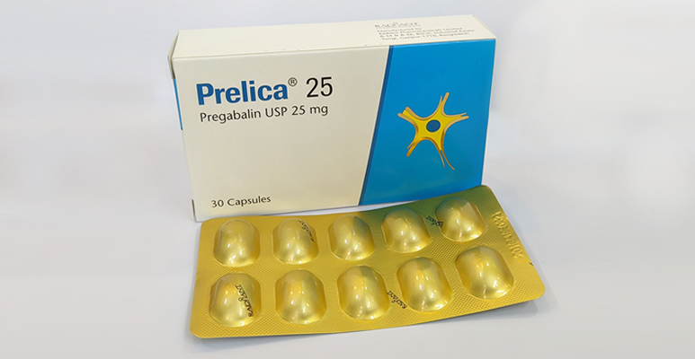 Prelica 25 mg Capsule-10's Strip