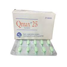 Qmax 25 mg Tablet-10's strip