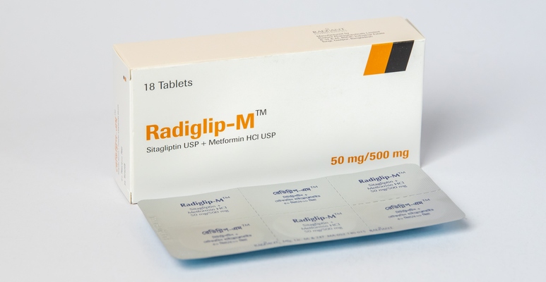 Radiglip-M 50 mg+500 mg Tablet-6 pcs